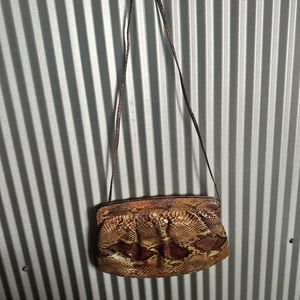 Jay Herbert Vintage Python Shoulder Bag Crossbody